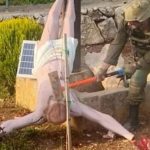 Israeli Barbarism: Verified Footage of Soldier Desecrating Jesus Statue Sparks Global Outrage