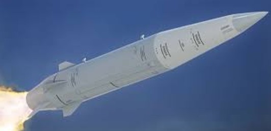 A technical illustration showing a high-altitude fighter jet releasing an aeroballistic missile, highlighting the thin atmospheric conditions and the immediate ignition of its solid-rocket motor.