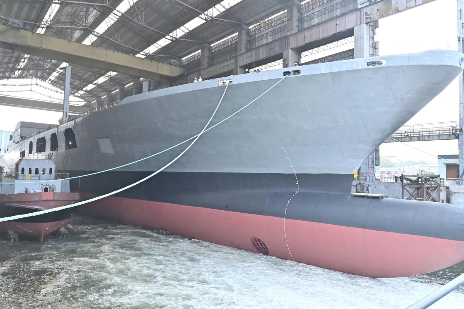 India Launches First Indigenous Fleet Support Ship Surya, Signalling a New Era of Blue-Water Logistics