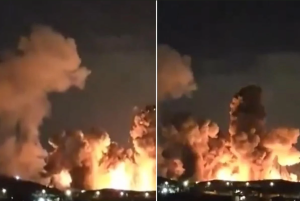 Consecutive Explosion Sounds in Iran
