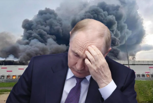 New UAV Attack From Ukraine on Russia! Giant Logistics Center Engulfed in Flames