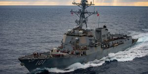 Эсминцы и крейсеры ВМС США: «Арли Бёрк», «Замволт», «Тикондерога»